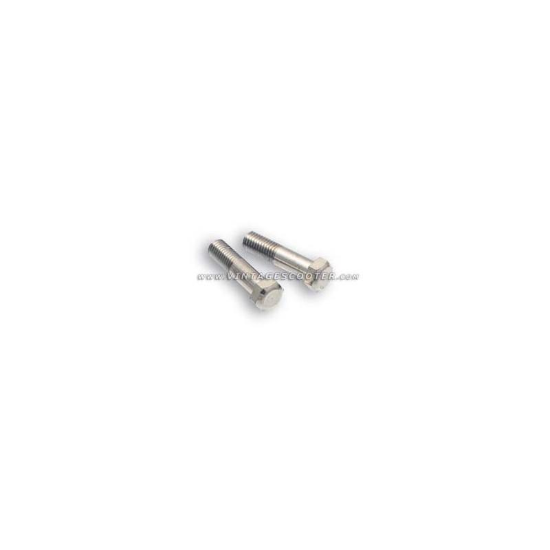 Jeu de boulons nickelés de fixation bras oscillant 125 ACMA 1950-52 
